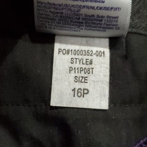 NYDJ Trouser in Charcoal Grey Size 16P - Picture 13 of 13